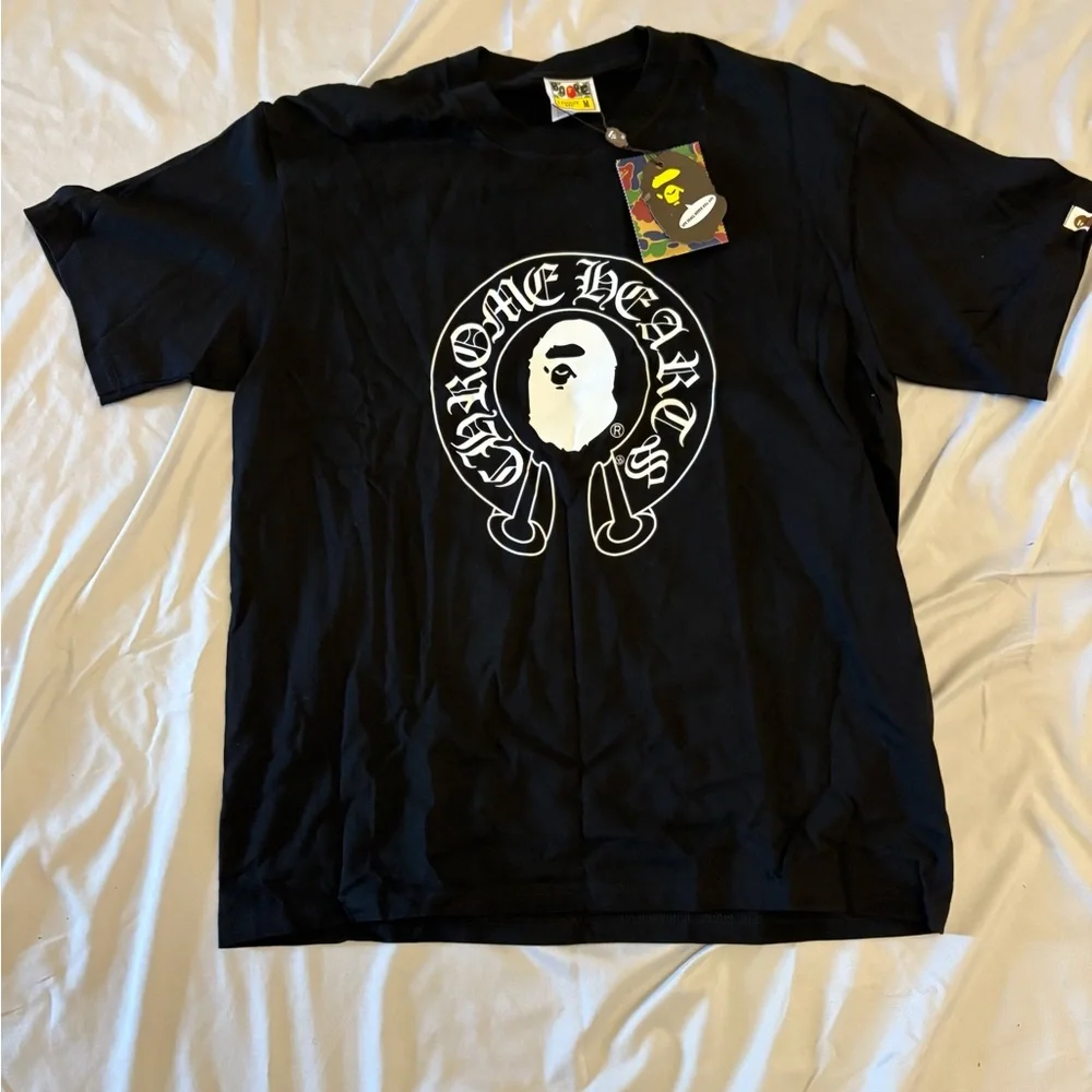 Chrome Hearts | Shirts | Bape X Chrome Hearts Tshirt Black | Poshmark